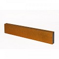 U profiel ongelijkzijdig opsluitband 6 cm 300x4.6x19.6x6.4 cm corten