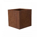 Metalen bloembak corten