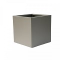 Metalen bloembak taupe