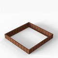Bloembak Module+ 210x210x28 cm Corten