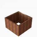 Bloembak Module+ 90x90x56 cm Corten