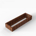 Bloembak Module+ 60x180x28 cm Corten