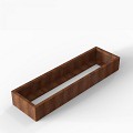 Bloembak Module+ 90x210x28 cm Corten