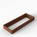 Bloembak Module+ 90x240x28 cm Corten