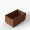 Bloembak Module+ 60x90x42 cm Corten