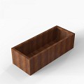 Bloembak Module+ 60x150x42 cm Corten