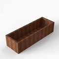 Bloembak Module+ 60x180x42 cm Corten