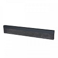 Uprofiel gelijkzijdig opsluitband 5cm 300x5,1x5,1x5,4 cm Antraciet
