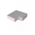 SV oudhollands hoekstuk traptrede buiten (37x15 cm) Grijs