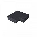 SV oudhollands hoekstuk traptrede binnen (37x15 cm) Carbon