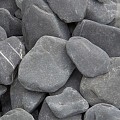 Flat pebbles zwart 30/60 big bag a +/- 1 m3