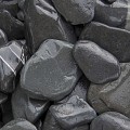 Flat pebbles zwart 30/60 big bag a +/- 0,7 m3