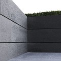 60x15x15cm Modular Kleurvast Black