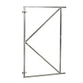 Verstelbaar stalen poortframe 90x155 cm, vuurverzinkt