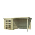 Blokhut Helena 472x230 Olijfgroen Geïmpregneerd