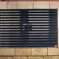 Schoonlopermat rubberstroken 75x50 cm