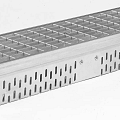 Glassline goot verzinkt staal met maasrooster 100 cm