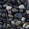 Beach pebbles zwart 8/16 big bag a +/- 0,5 m3