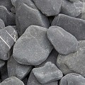 Flat pebbles zwart 30/60 big bag a +/- 0,5 m3