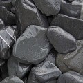 Flat pebbles zwart 30/60 big bag a +/- 0,5 m3