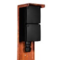 Tuinpaal - pro dubbel met enkele wartel corten