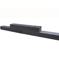 Patioblok strak 60x12x10cm Antraciet