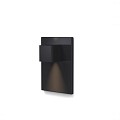 Wandlamp Paneel Aluminium Zwart incl. LED-lamp A5WP - 350