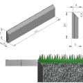Opsluitband SansVue Invisio 6x20x100cm Grijs