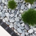 Beach Pebbles zwart 30-60 mm (20 kg)