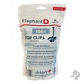 Elephant TOP Clip universeel tussenclips RVS zwart gepoedercoat (100 st)