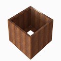 Bloembak Module+ 90x90x56 cm Corten