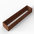 Bloembak Module+ 60x270x28 cm Corten