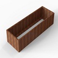 Bloembak Module+ 90x270x56 cm Corten