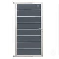 Elephant tuindeur Modular Evo houtcomposiet 90x174 cm Rock Grey, alu beslag
