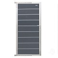 Elephant tuindeur Modular Evo houtcomposiet 90x195 cm Rock Grey, alu beslag