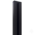 Elephant geassembleerde wand/start profiel 200 cm t.b.v. Modulair schutting antraciet