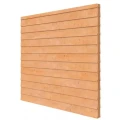 Douglas wandpakket t.b.v. dubbelzijdige wand Comfort/DHZ 246.5x224 cm, kleurloos geïmpregneerd
