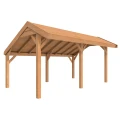 Douglasvision kapschuur Comfort 500x250 cm, kleurloos geïmpregneerd