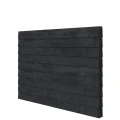 Douglas wandpakket t.b.v. dubbelzijdige wand kapschuur Comfort 229x162 cm, zwart geïmpregneerd