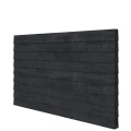 Douglas wandpakket t.b.v. dubbelzijdige wand kapschuur Comfort 278.5x162 cm, zwart geïmpregneerd
