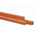 Hardhouten fijnbezaagde paal 70x70x2750 mm