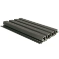 NewTechWood composiet co-extrusie wandbekleding rhombus profiel, 3,3 x 21,5 x 230 cm, Silver Gray.