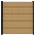 Newtechwood co-extrusie composiet scherm triple, 180x180 cm, red cedar.