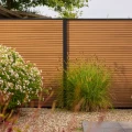 Newtechwood co-extrusie composiet scherm triple, 180x180 cm, teak.