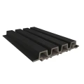 Newtechwood hkc co-extrusie castellation pro35 gevelbekleding, 3,3x21,5x290 cm, ebony zwart.