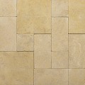 Duna beige - gezandstraald-gevibreerd Opus Romaans verband 3 cm dik