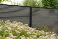 Newtechwood co-extrusie composiet scherm triple, 180x180 cm, silver gray.