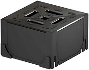 Hexaline hoekelement + met kunststof rooster