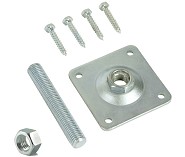 Set voor betonpoer - scharn.pl. M20 - incl. draadstang 125mm