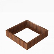 Bloembak Module+ 120x120x28 cm Corten